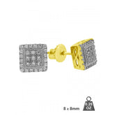 6 Studded Sterling Silver Earrings